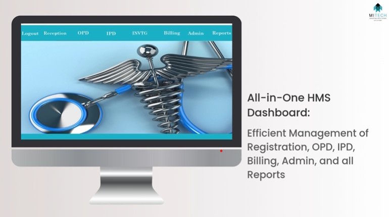 Hospital Management Software dashboard and modules